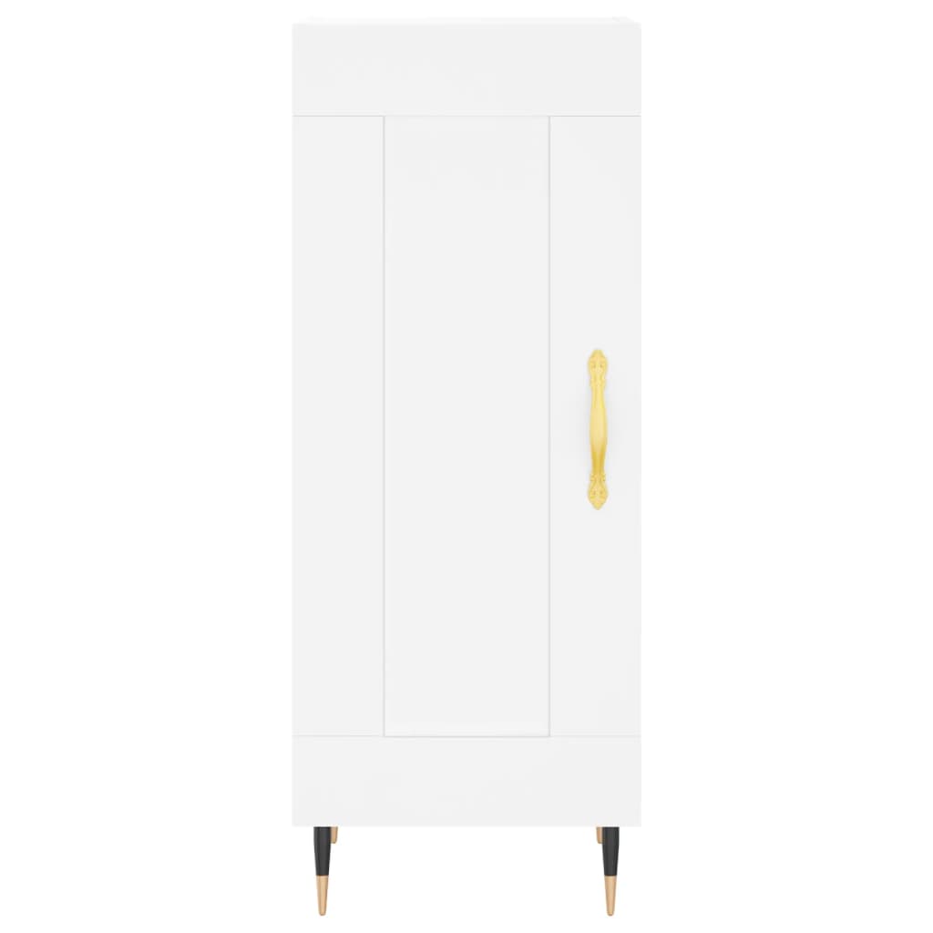 Buffet haut Blanc 34,5x34x180 cm Bois d'ingénierie - XIOS