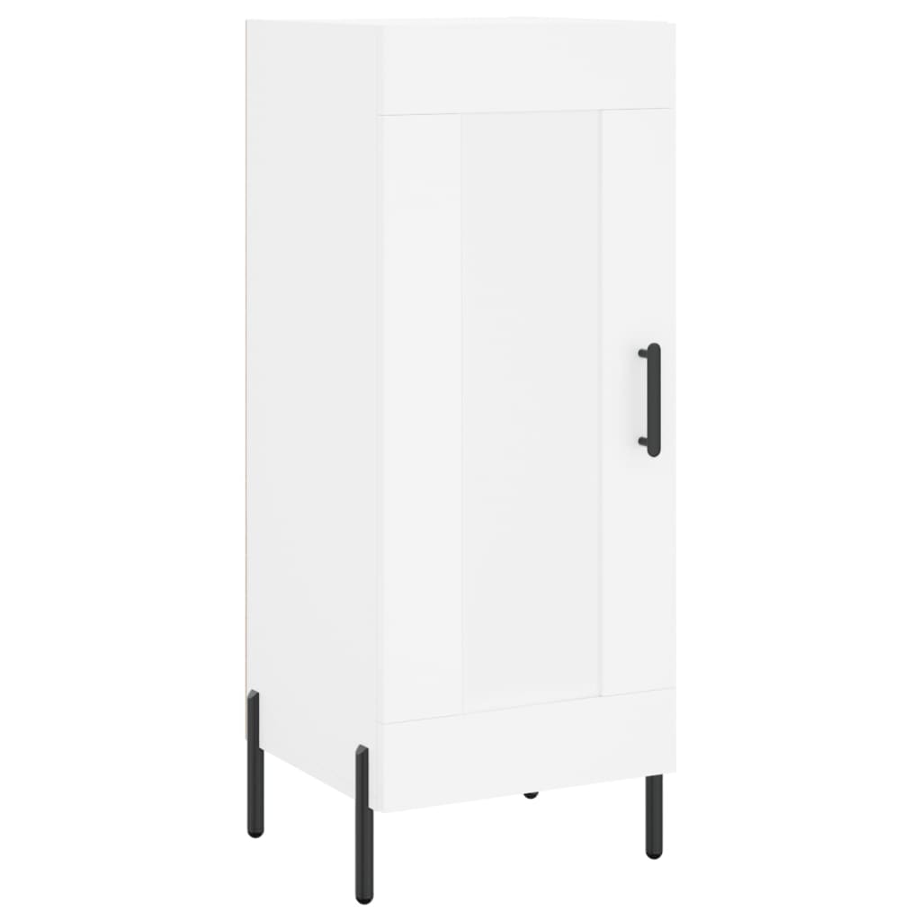 Buffet haut Blanc 34,5x34x180 cm Bois d'ingénierie - XIOS