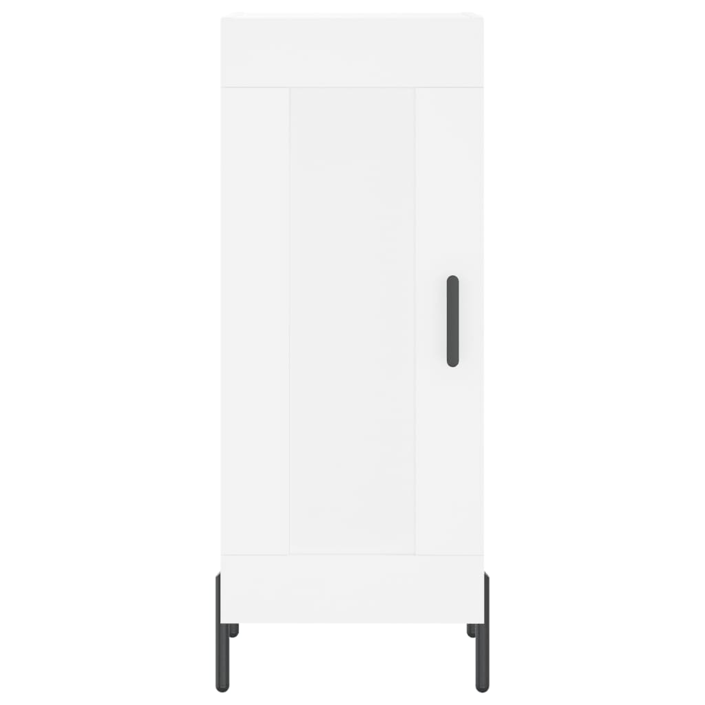 Buffet haut Blanc 34,5x34x180 cm Bois d'ingénierie - XIOS