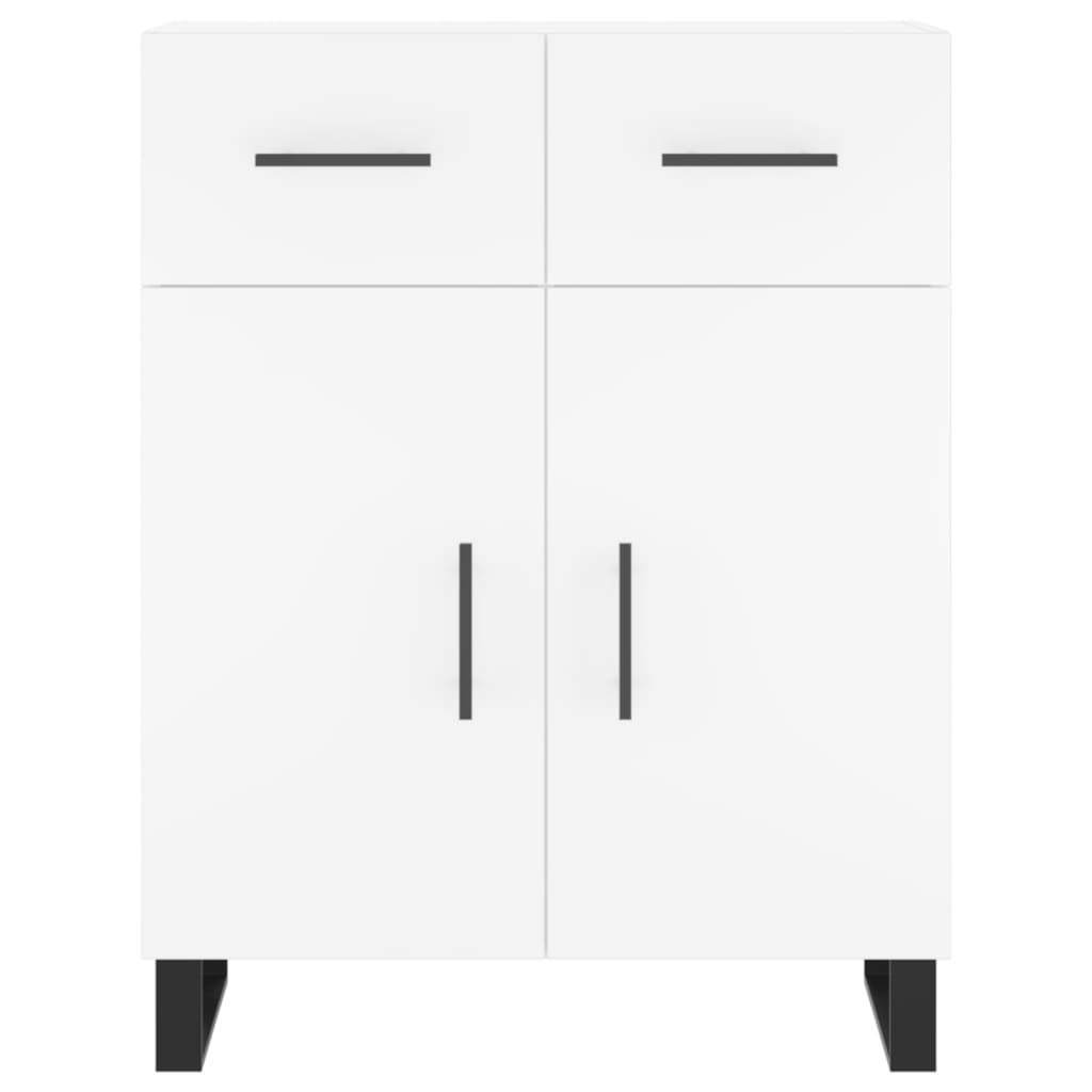 Buffet haut Blanc 69,5x34x180 cm Bois d'ingénierie - XIOS