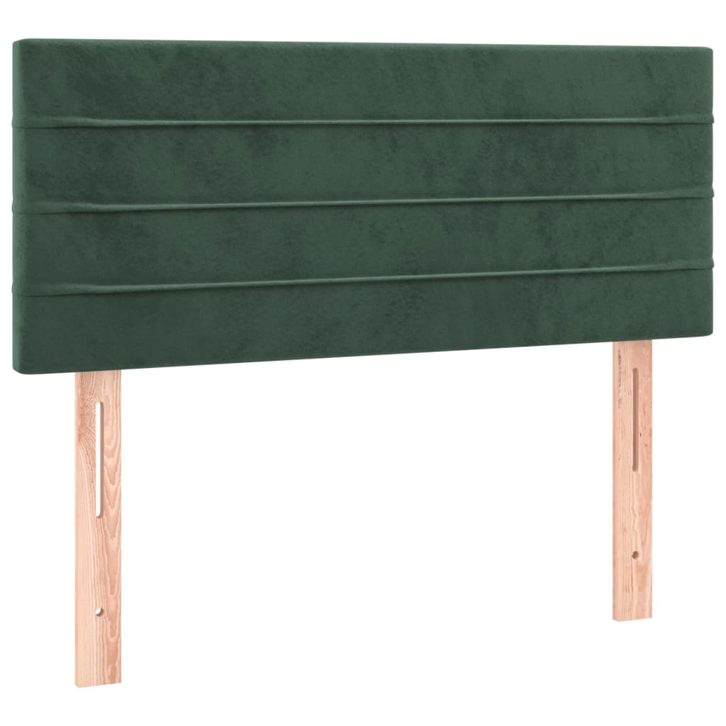 Sommier à lattes de lit avec matelas Vert foncé 90x200 cm - XIOS