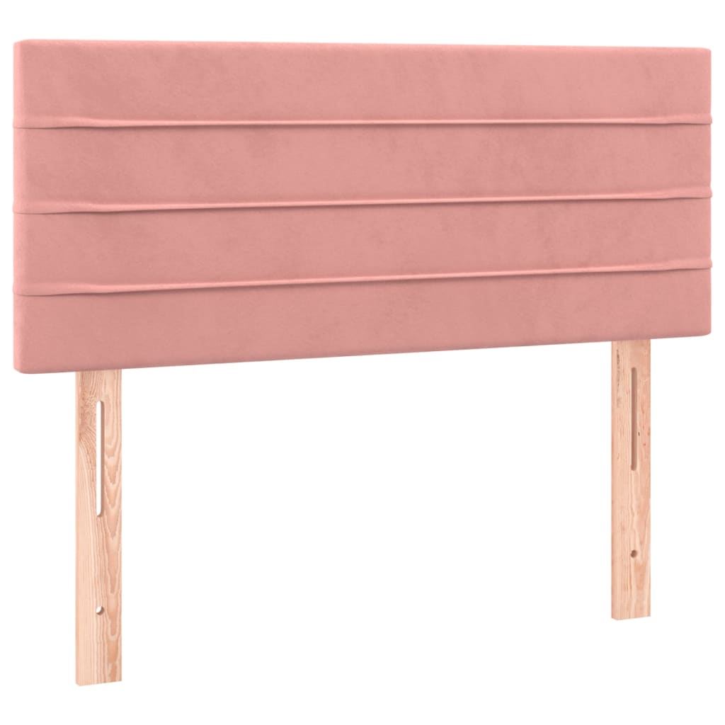 Sommier à lattes de lit avec matelas Rose 100x200 cm Velours - XIOS