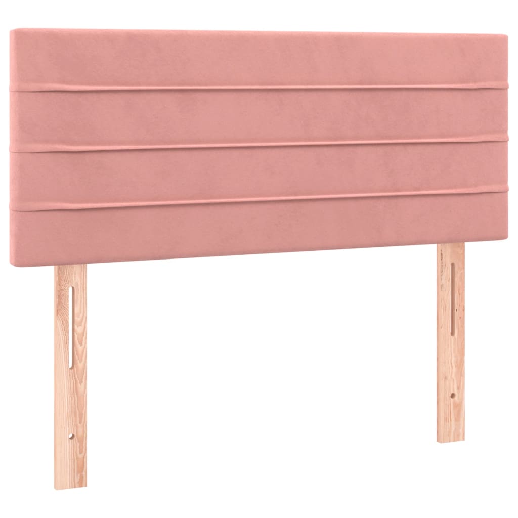 Sommier à lattes de lit avec matelas Rose 120x200 cm Velours - XIOS