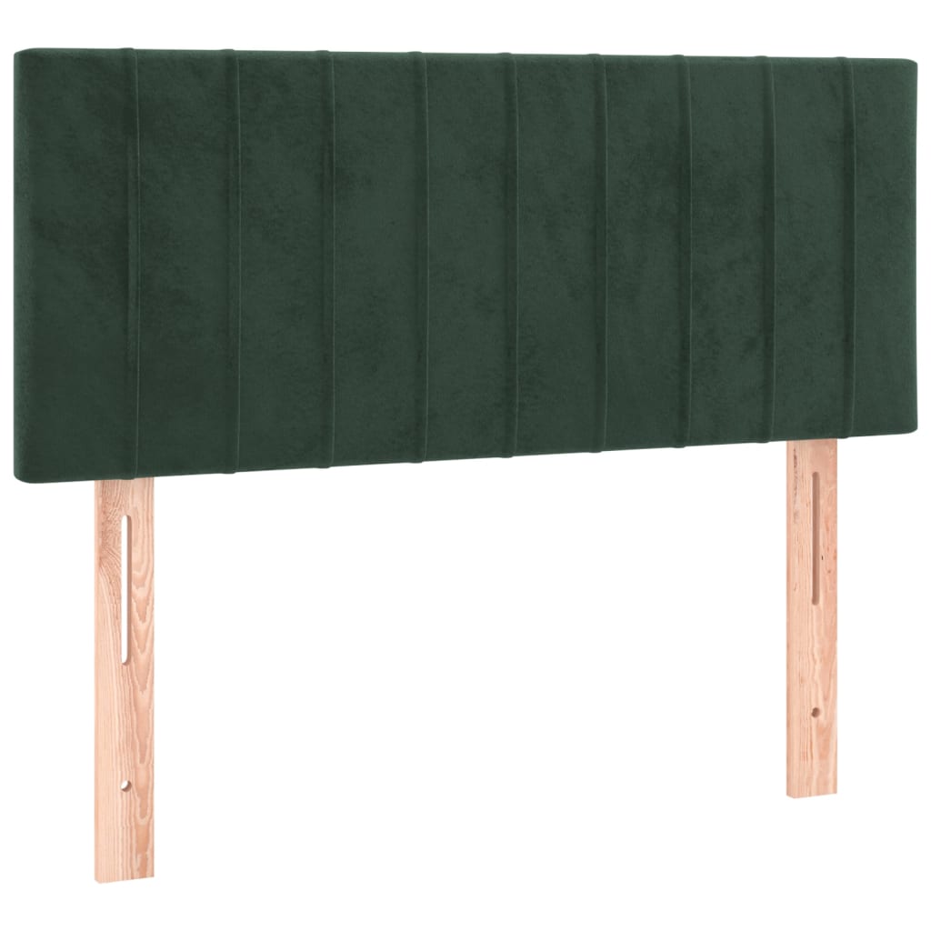 Sommier à lattes de lit avec matelas Vert foncé 100x200 cm - XIOS