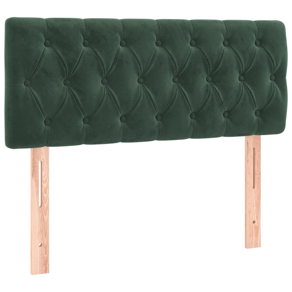 Sommier à lattes de lit avec matelas Vert foncé 90x190 cm - XIOS