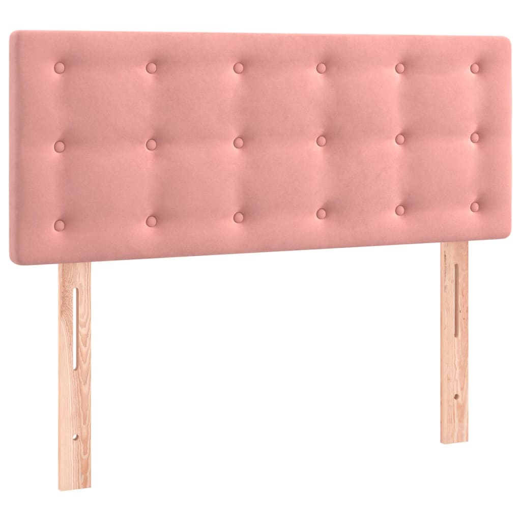 Sommier à lattes de lit avec matelas Rose 100x200 cm Velours - XIOS