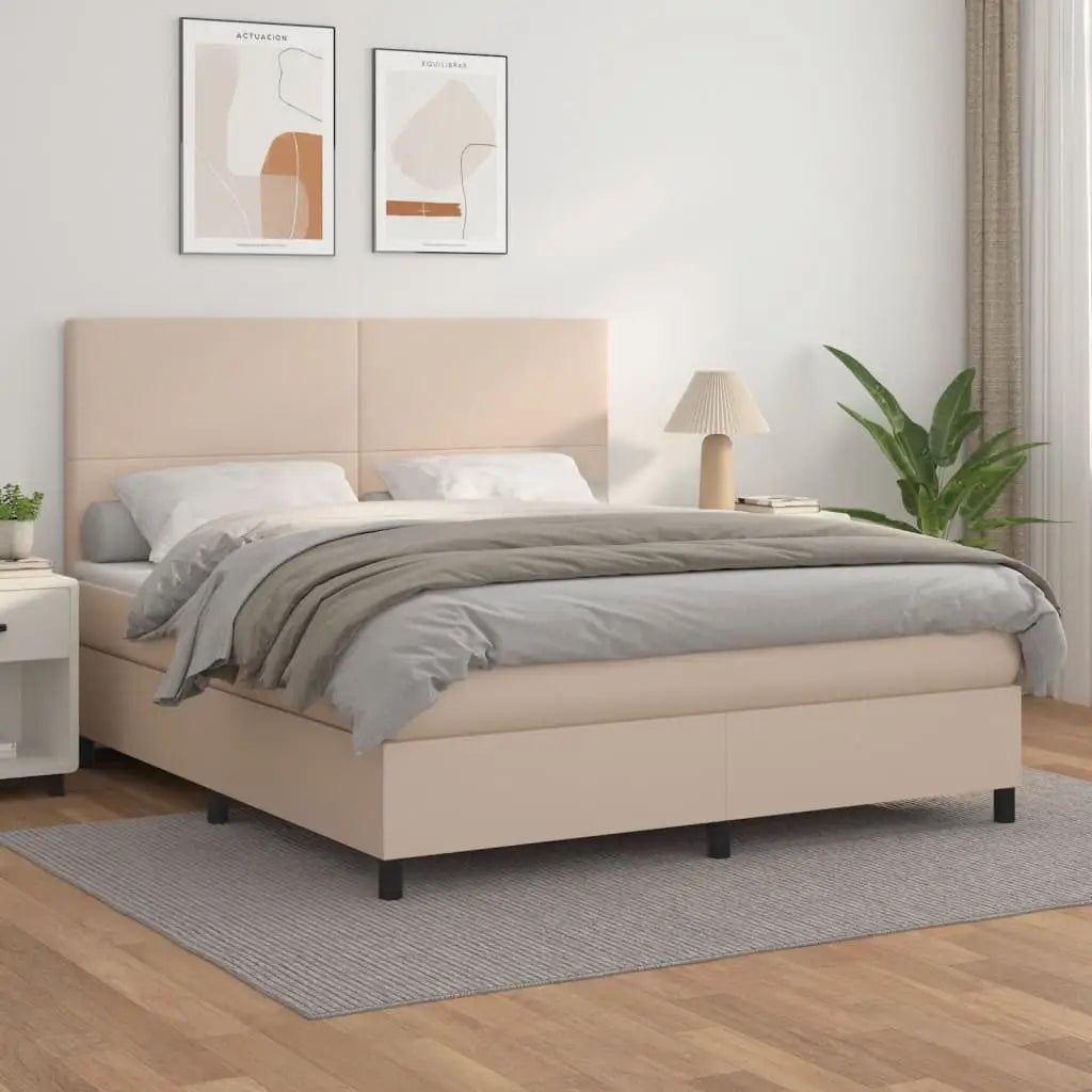 Sommier à lattes de lit avec matelas Cappuccino 180x200 cm - XIOS