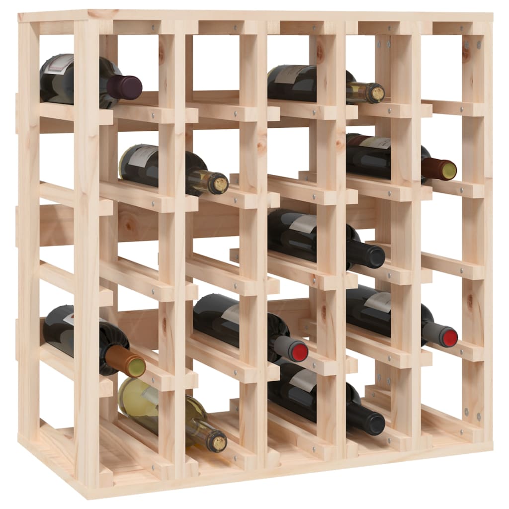 Casier à vin 58,5x33x60,5 cm Bois de pin massif - XIOS