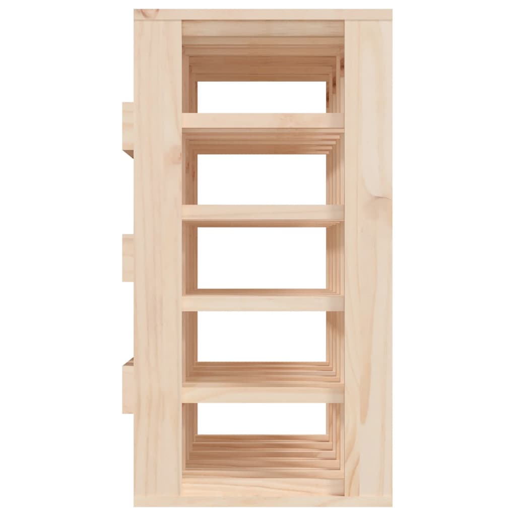 Casier à vin 58,5x33x60,5 cm Bois de pin massif - XIOS