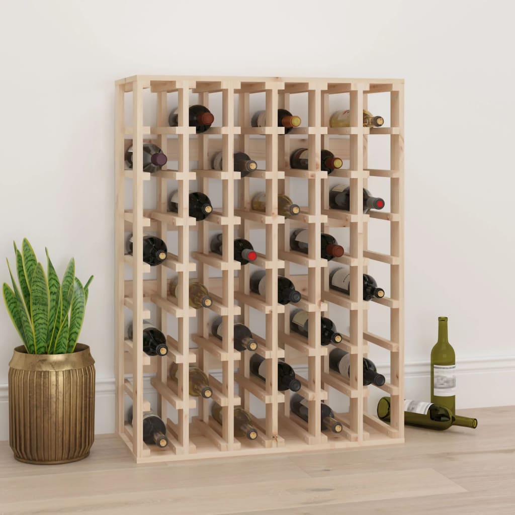 Casier à vin 70x33x94 cm Bois de pin massif - XIOS