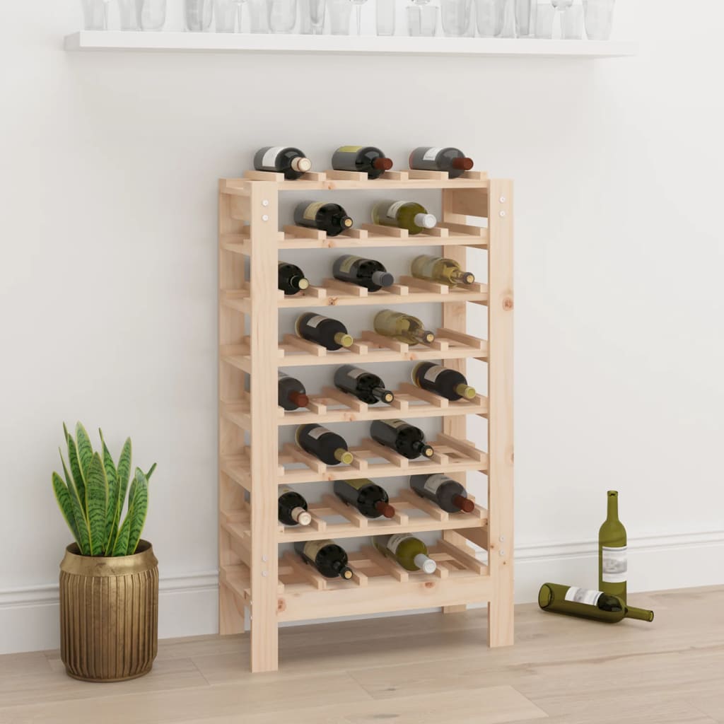 Casier à vin 61,5x30x107,5 cm Bois de pin massif - XIOS