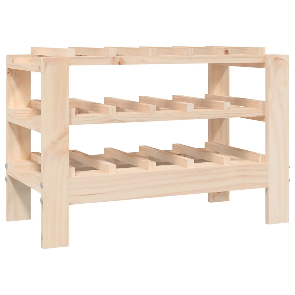 Casier à vin 61,5x30x42 cm Bois de pin massif - XIOS