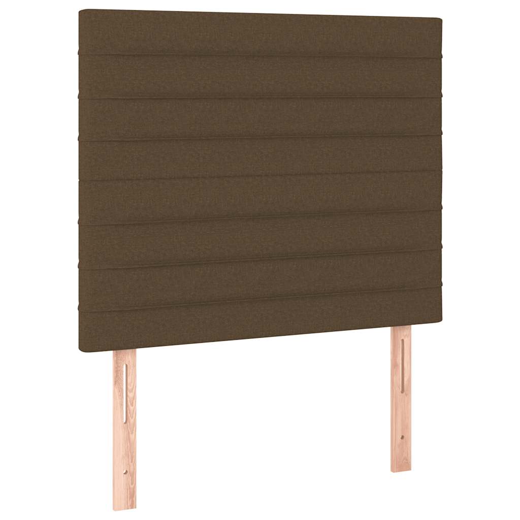 Sommier à lattes de lit avec matelas Marron foncé 90x200 cm - XIOS