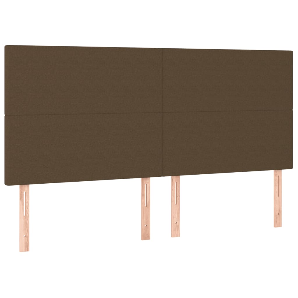 Sommier à lattes de lit avec matelas Marron foncé 200x200 cm - XIOS