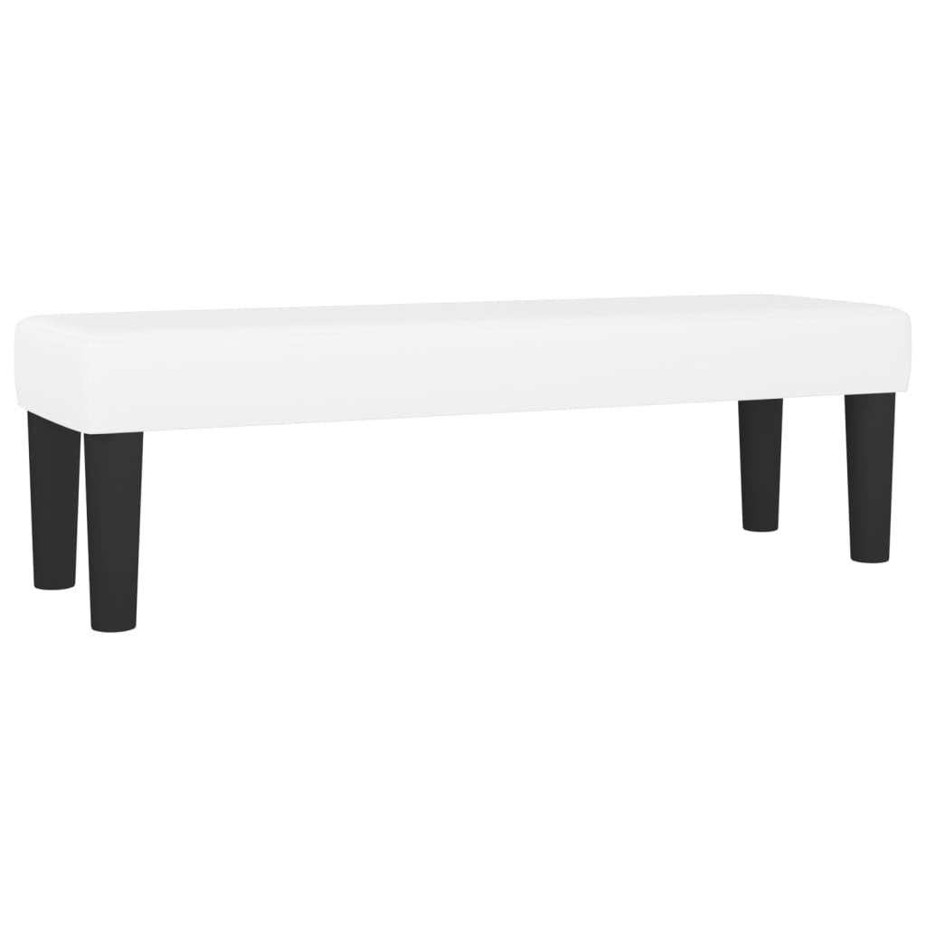 Sommier à lattes de lit avec matelas Blanc 160x200cm Similicuir - XIOS