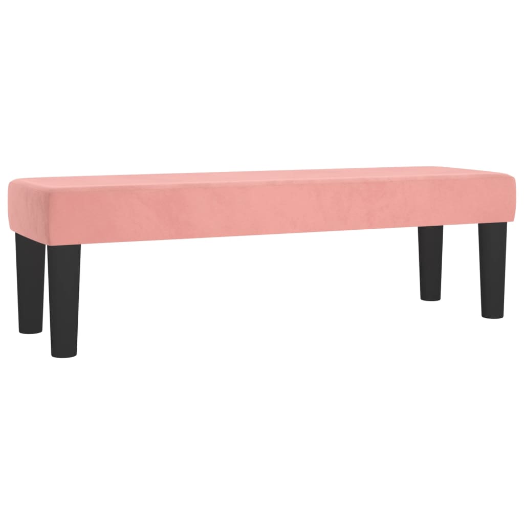 Sommier à lattes de lit avec matelas Rose 160x200 cm Velours