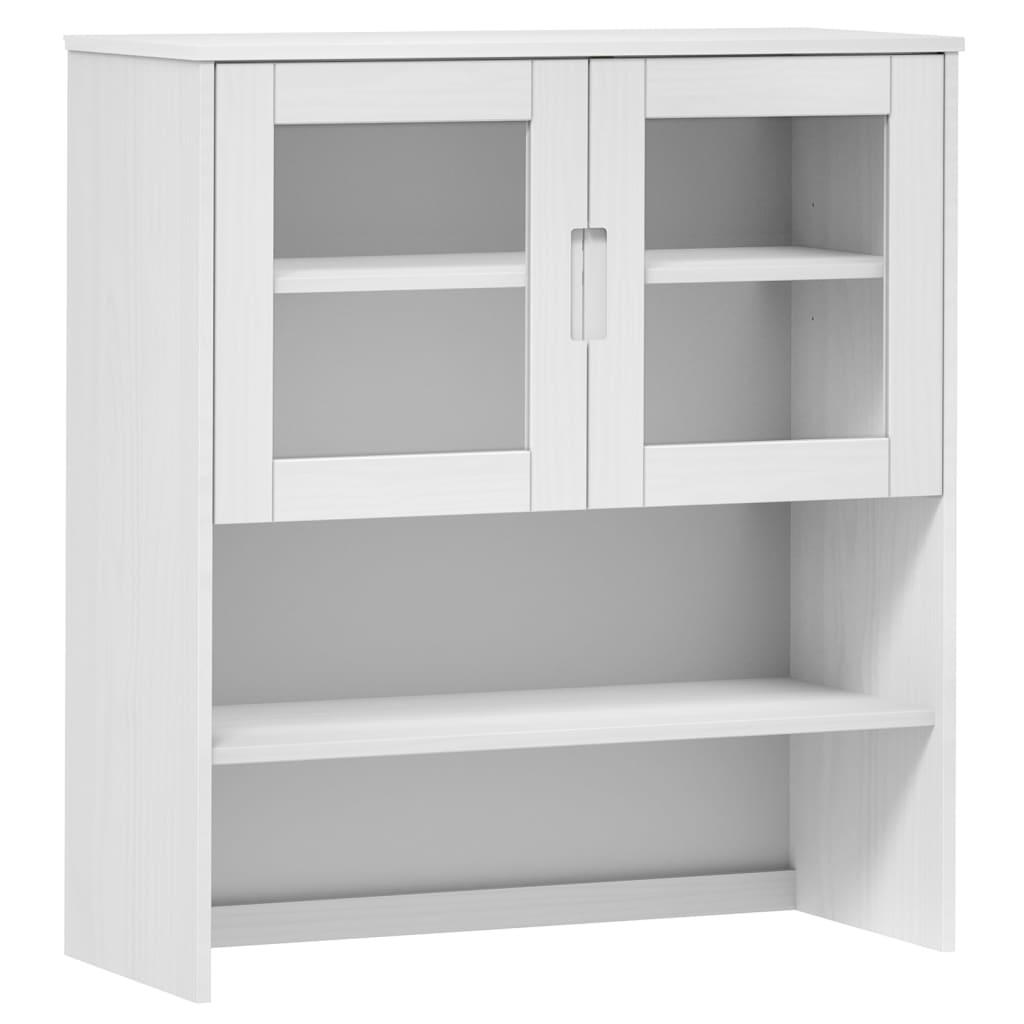Dessus de buffet MOLDE Blanc 90x35x100 cm Bois massif de pin - XIOS
