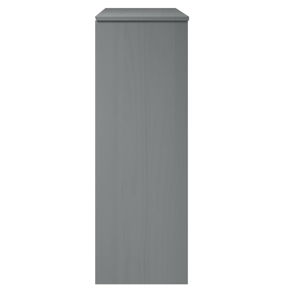 Dessus de buffet MOLDE Gris 90x35x100 cm Bois massif de pin - XIOS