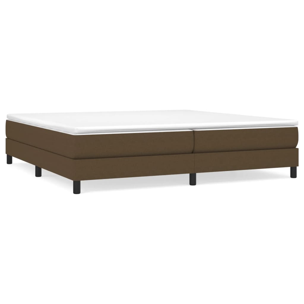 Sommier à lattes de lit avec matelas Marron foncé 200x200 cm - XIOS