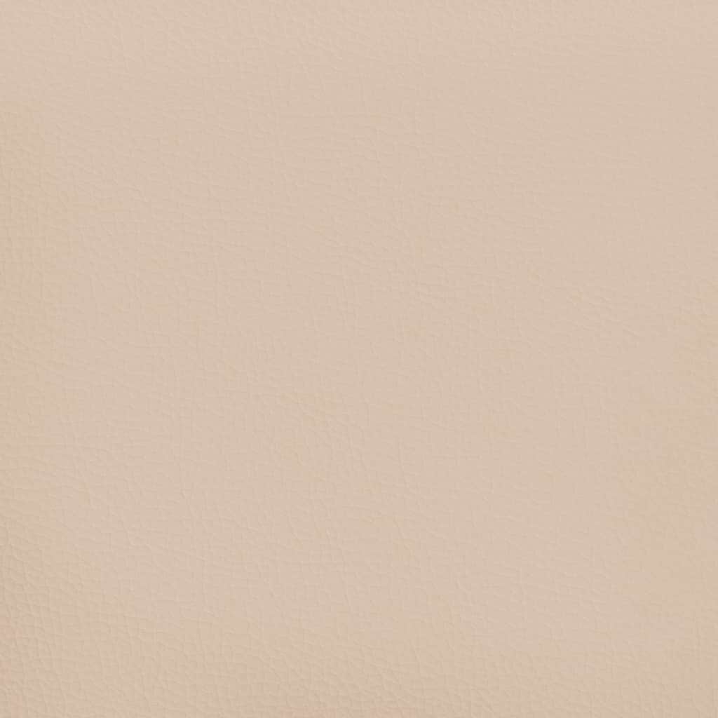 Sommier à lattes de lit avec matelas Cappuccino 180x200 cm