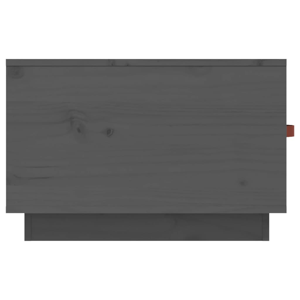 Table basse Gris 60x53x35 cm Bois massif de pin - XIOS
