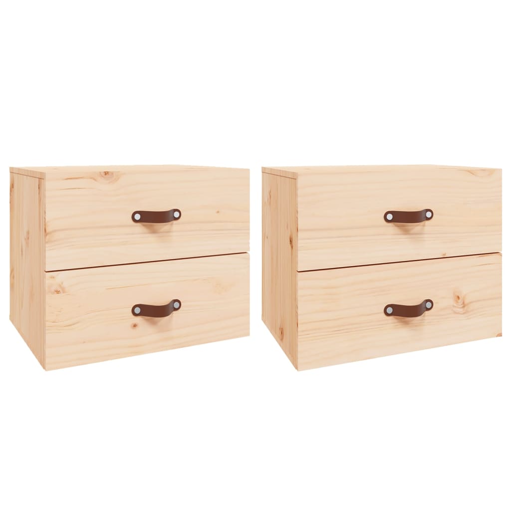 Tables de chevet murales 2 pcs 50x36x40 cm