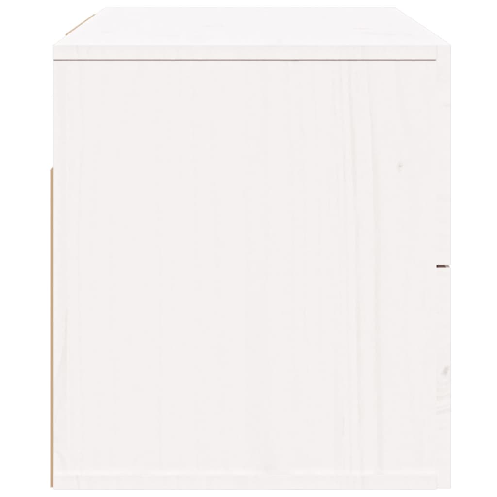 Tables de chevet murales 2 pcs Blanc 50x36x40 cm