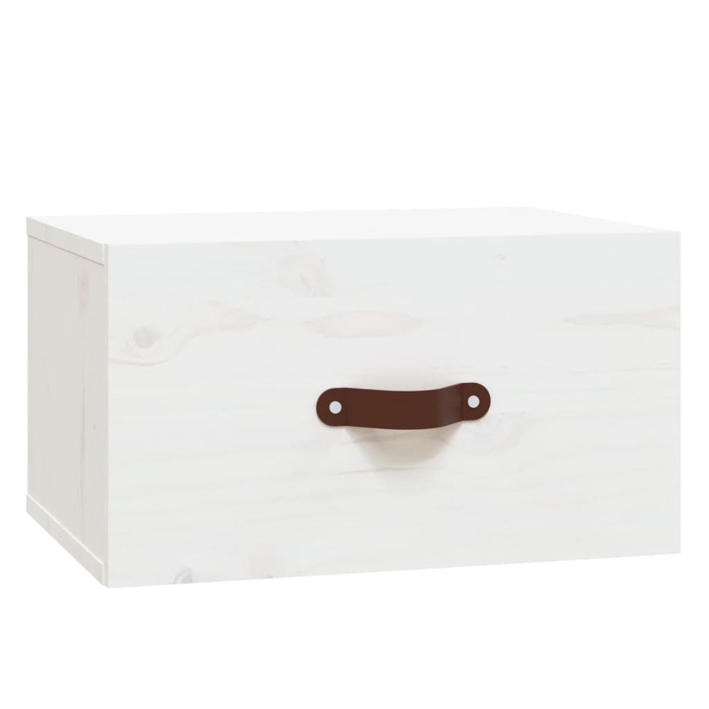 Table de chevet murale Blanc 40x29,5x22 cm - XIOS