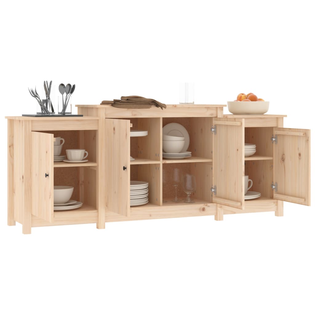 Buffet 164x37x68 cm Bois massif de pin - XIOS