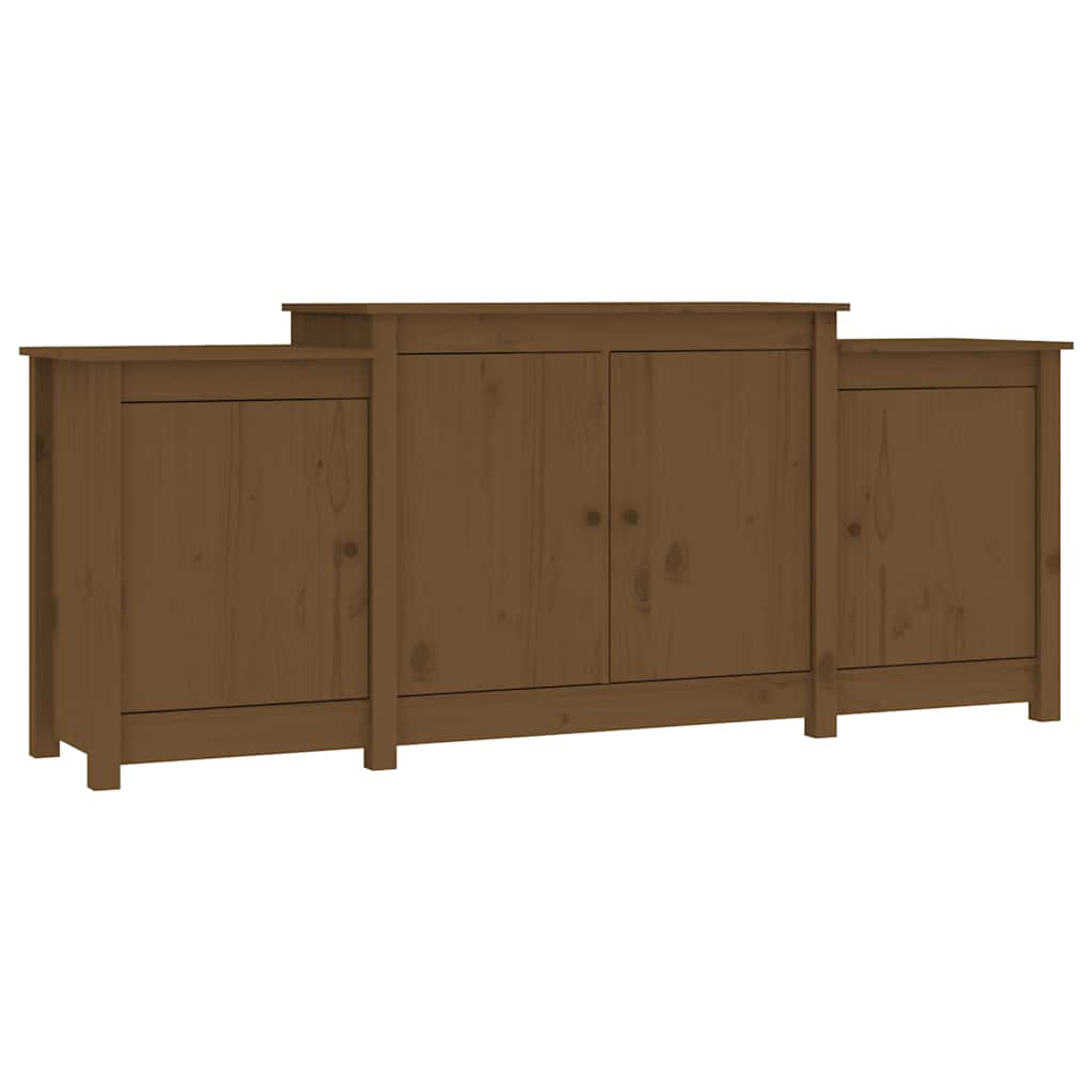 Buffet Marron miel 164x37x68 cm Bois massif de pin - XIOS