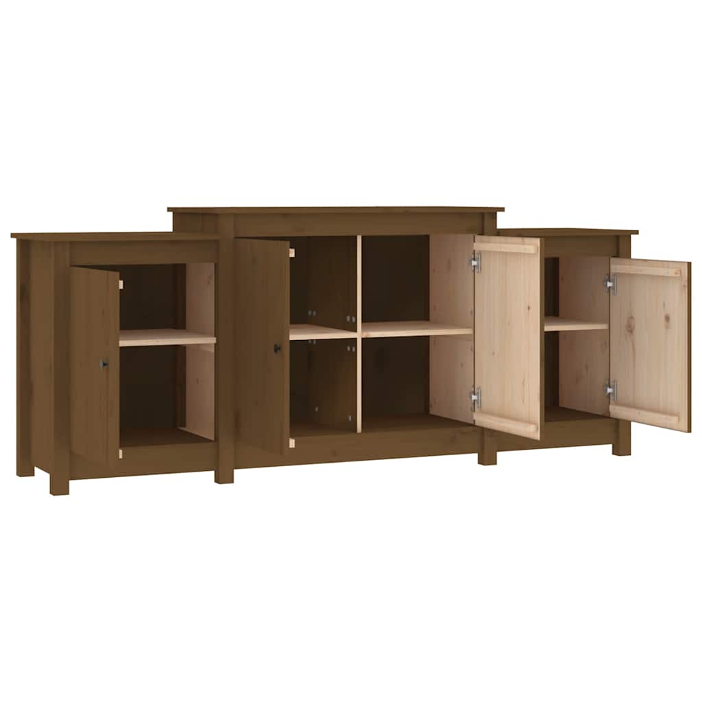 Buffet Marron miel 164x37x68 cm Bois massif de pin - XIOS