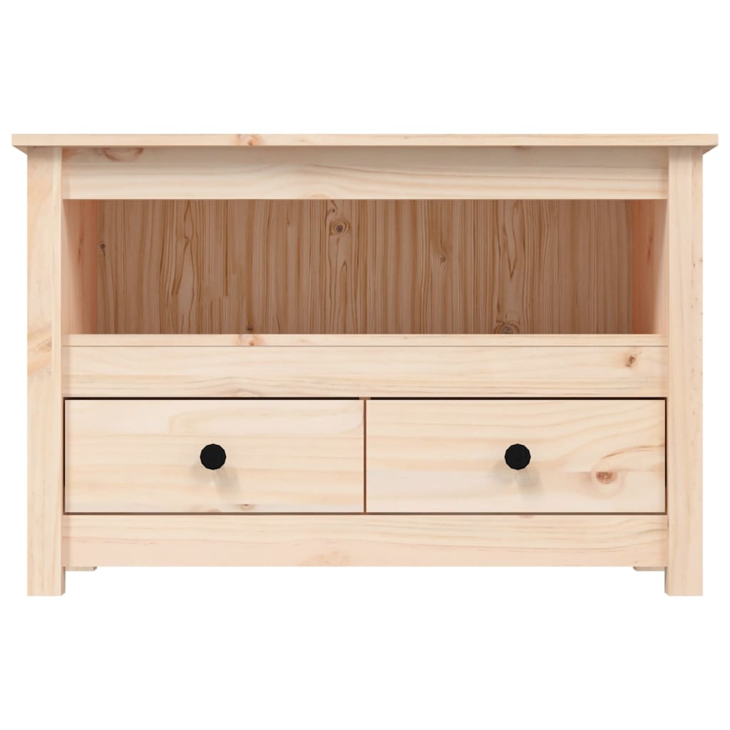 Meuble TV 79x35x52 cm Bois de pin massif - XIOS