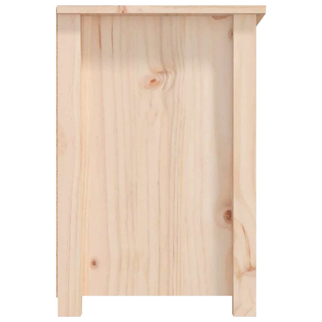 Meuble TV 79x35x52 cm Bois de pin massif - XIOS