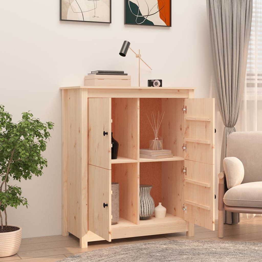 Buffet 83x41,5x100 cm Bois massif de pin - XIOS