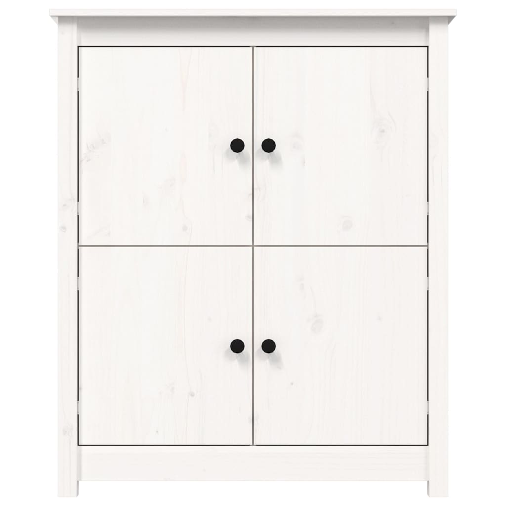 Buffet Blanc 83x41,5x100 cm Bois massif de pin - XIOS