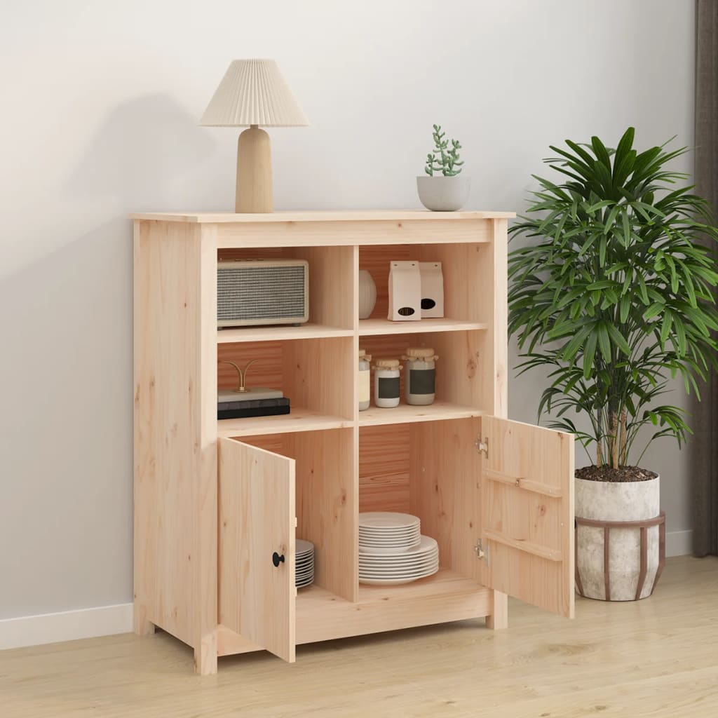 Buffet 83x41,5x100 cm Bois massif de pin - XIOS