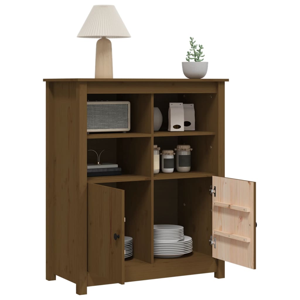 Buffet Marron miel 83x41,5x100 cm Bois massif de pin - XIOS