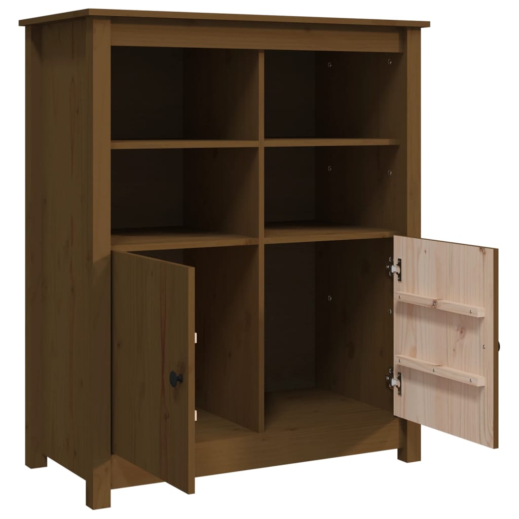 Buffet Marron miel 83x41,5x100 cm Bois massif de pin - XIOS