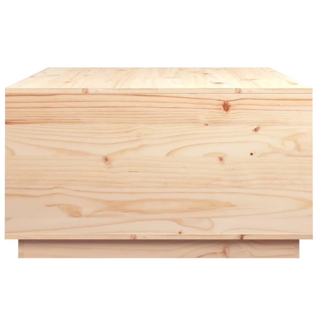 Table basse 80x80x45 cm Bois massif de pin - XIOS