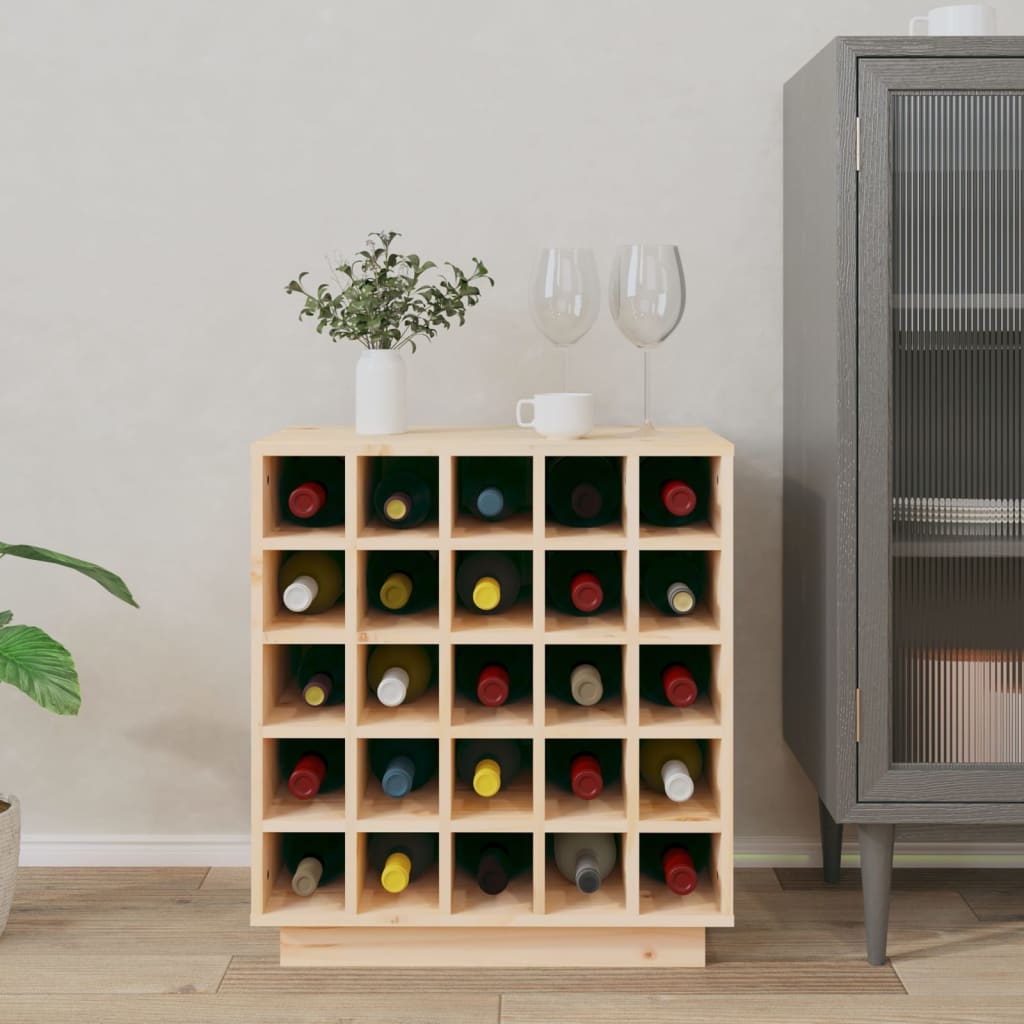 Armoire à vin 55,5x34x61 cm Bois de pin massif - XIOS
