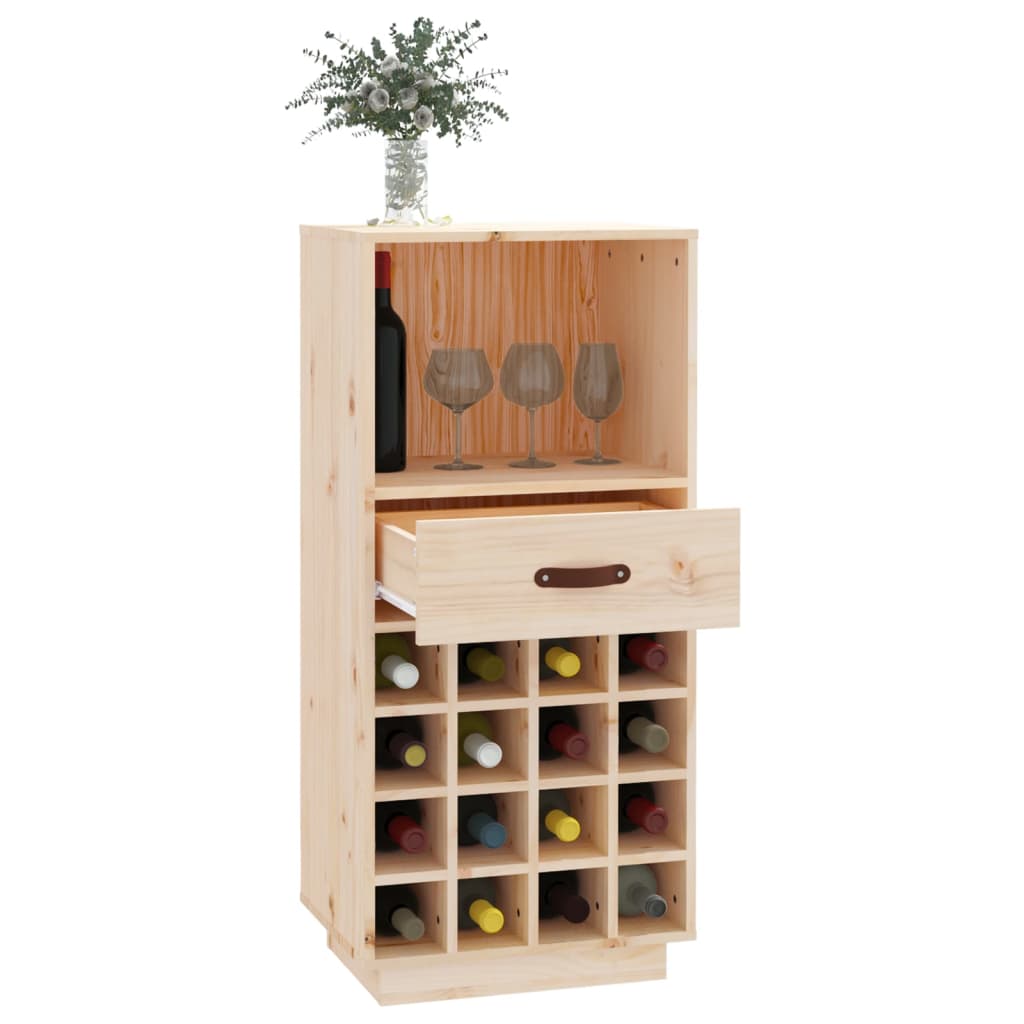 Armoire à vin 45x34x100 cm Bois de pin massif - XIOS