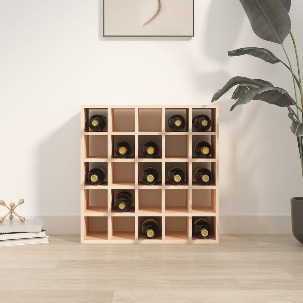 Cave à vin 56x25x56 cm Bois massif Pin - XIOS