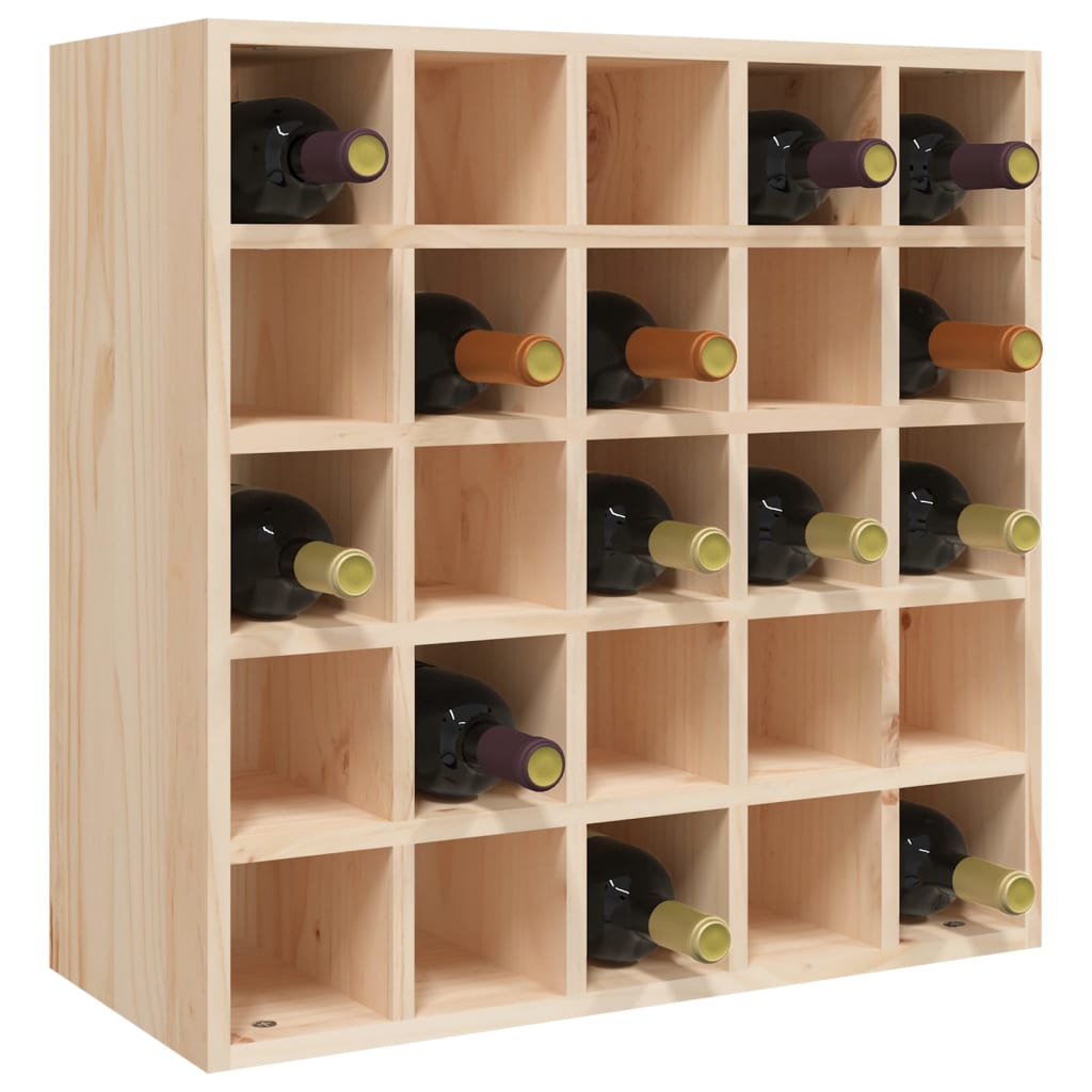 Cave à vin 56x25x56 cm Bois massif Pin - XIOS