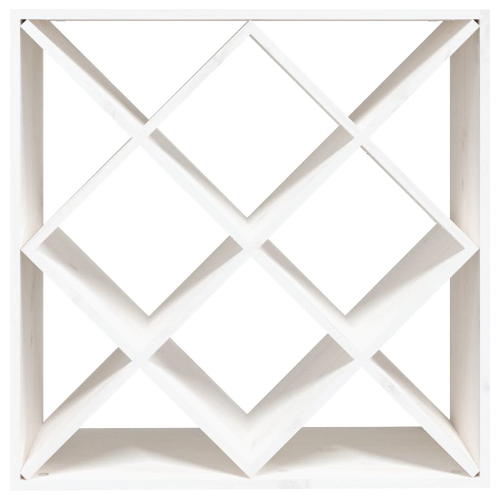 Armoire à vin Blanc 62x25x62 cm Bois de pin massif - XIOS