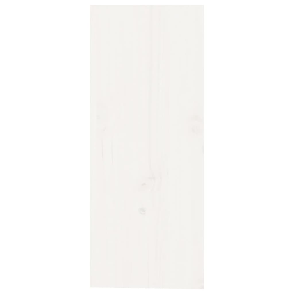 Armoire à vin Blanc 62x25x62 cm Bois de pin massif - XIOS