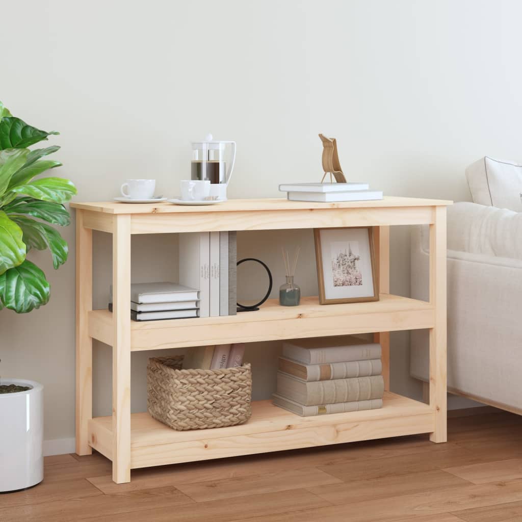 Table console 110x40x74 cm Bois massif de pin - XIOS