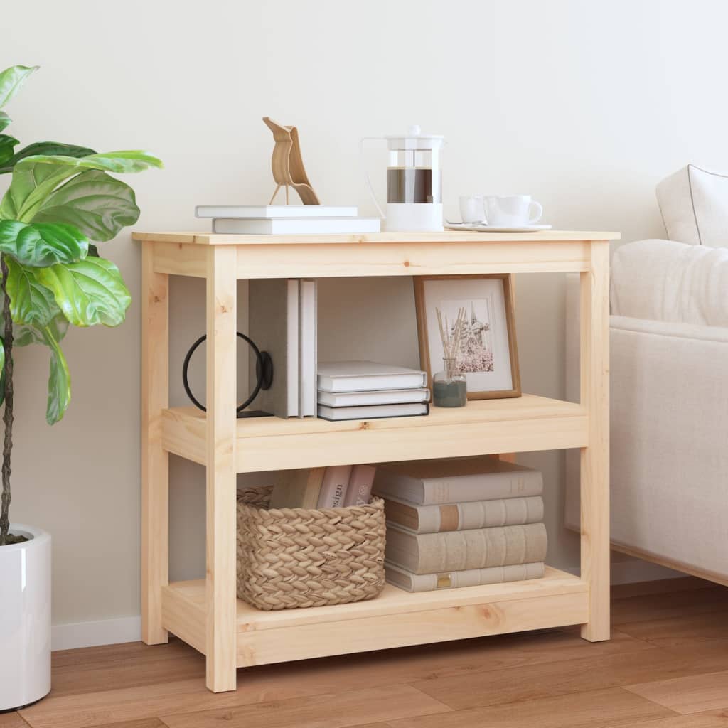 Table console 80x40x74 cm Bois massif de pin - XIOS