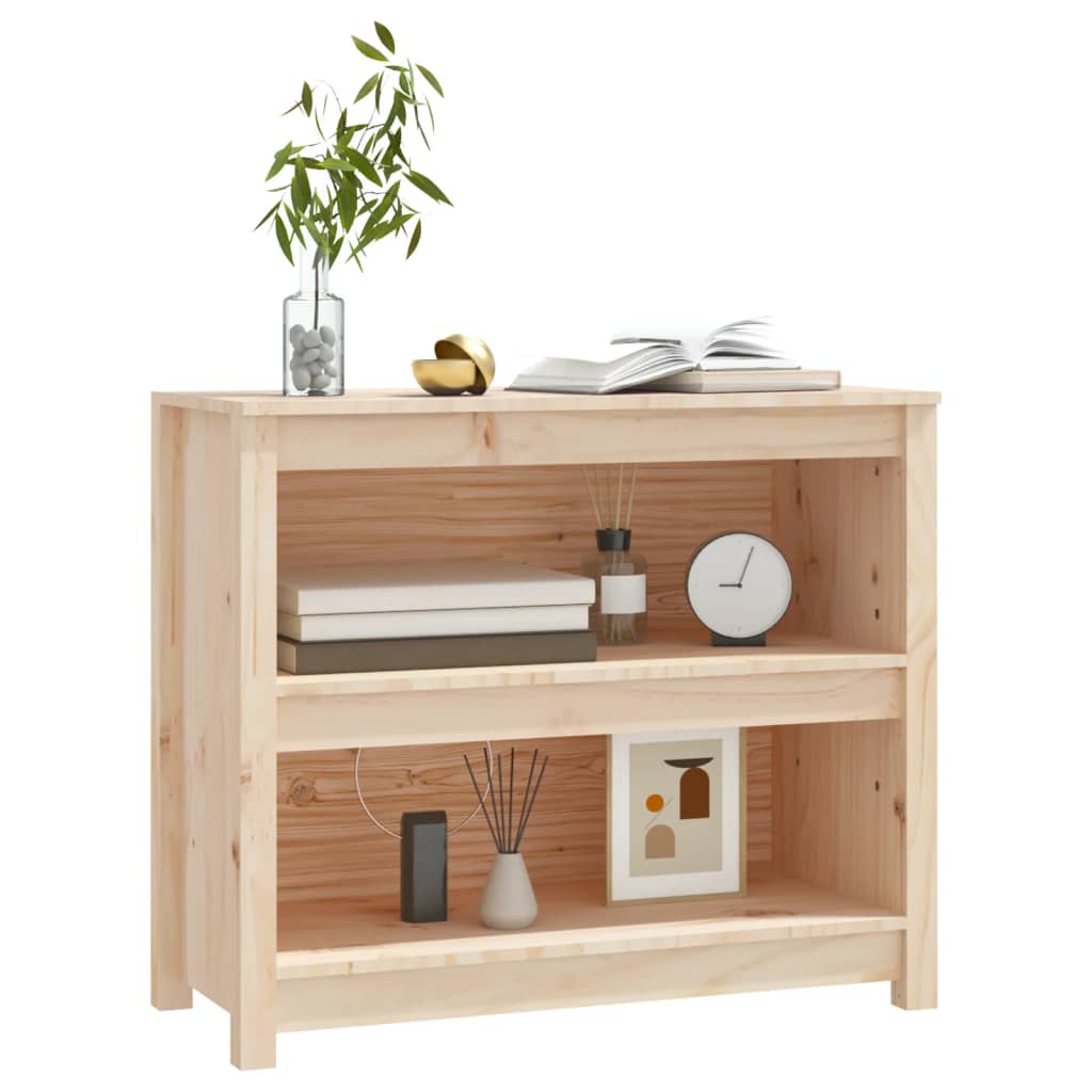 Bibliothèque 80x35x68 cm Bois de pin massif - XIOS