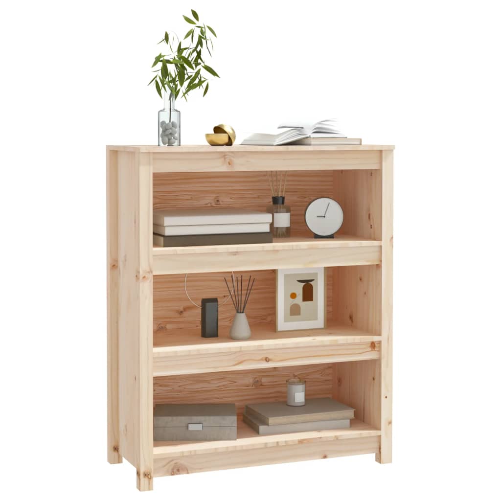 Bibliothèque 80x35x97 cm Bois de pin massif - XIOS