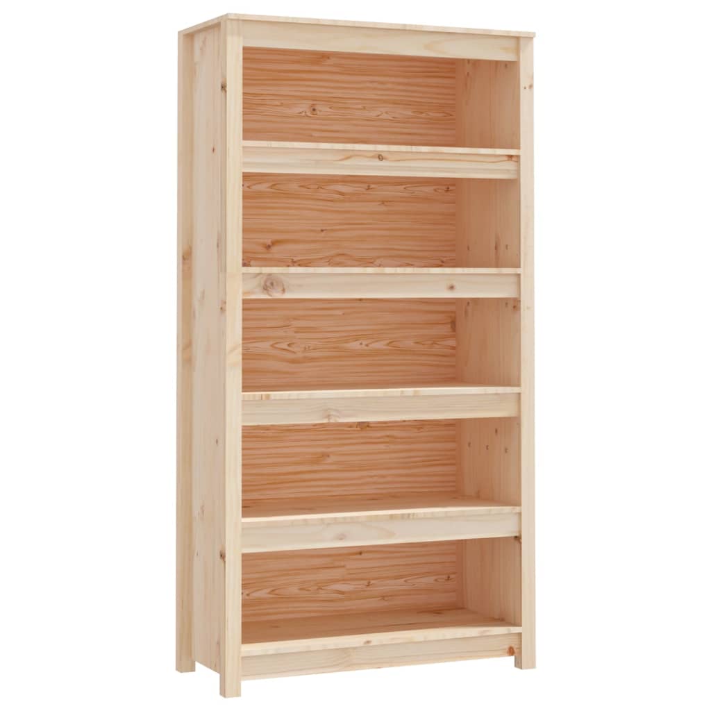 Bibliothèque 80x35x154 cm Bois de pin massif - XIOS
